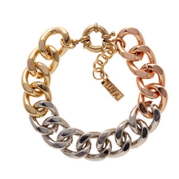 luv aj Jewelry - Luv AJ Rose Gold Ombré Bracelet New